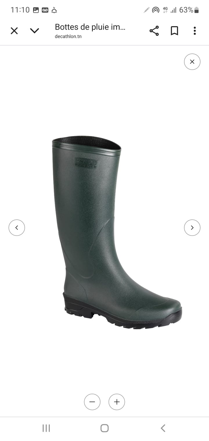 Bottes de pluie vertes