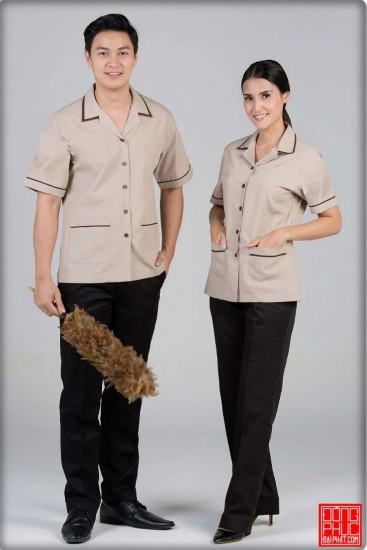 Duo housekeeping beige & noir