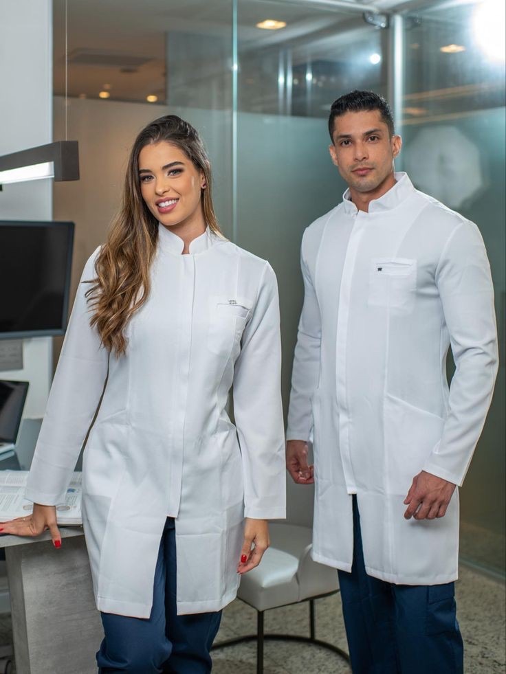Blouses médicales duo mixte